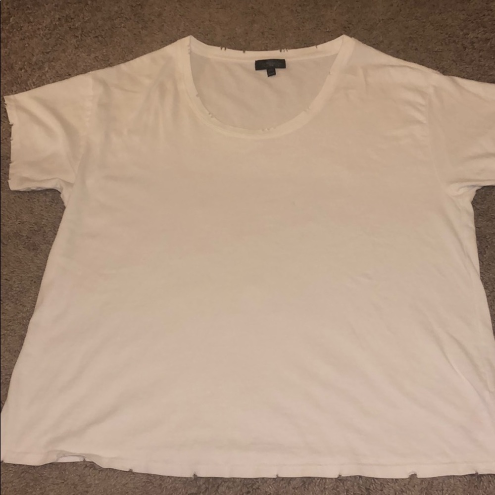 Topshop Distressed Tee